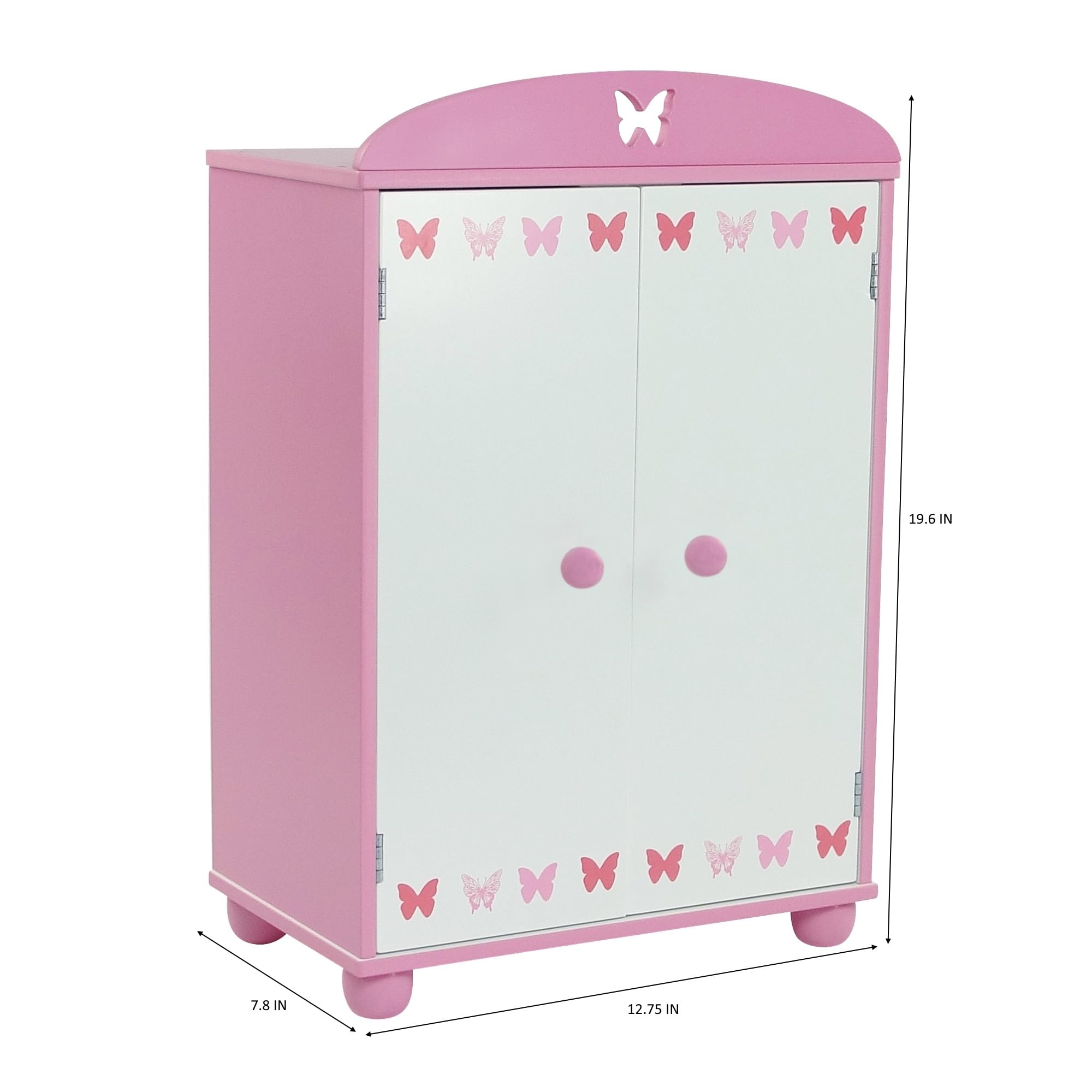 Foto 5 | Armario De Madera Emily Rose Doll De 18 Pulgadas Con Perchas De Furniture - Venta Internacional.