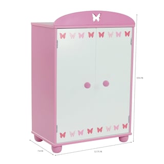 Foto 5 | Armario De Madera Emily Rose Doll De 18 Pulgadas Con Perchas De Furniture - Venta Internacional.