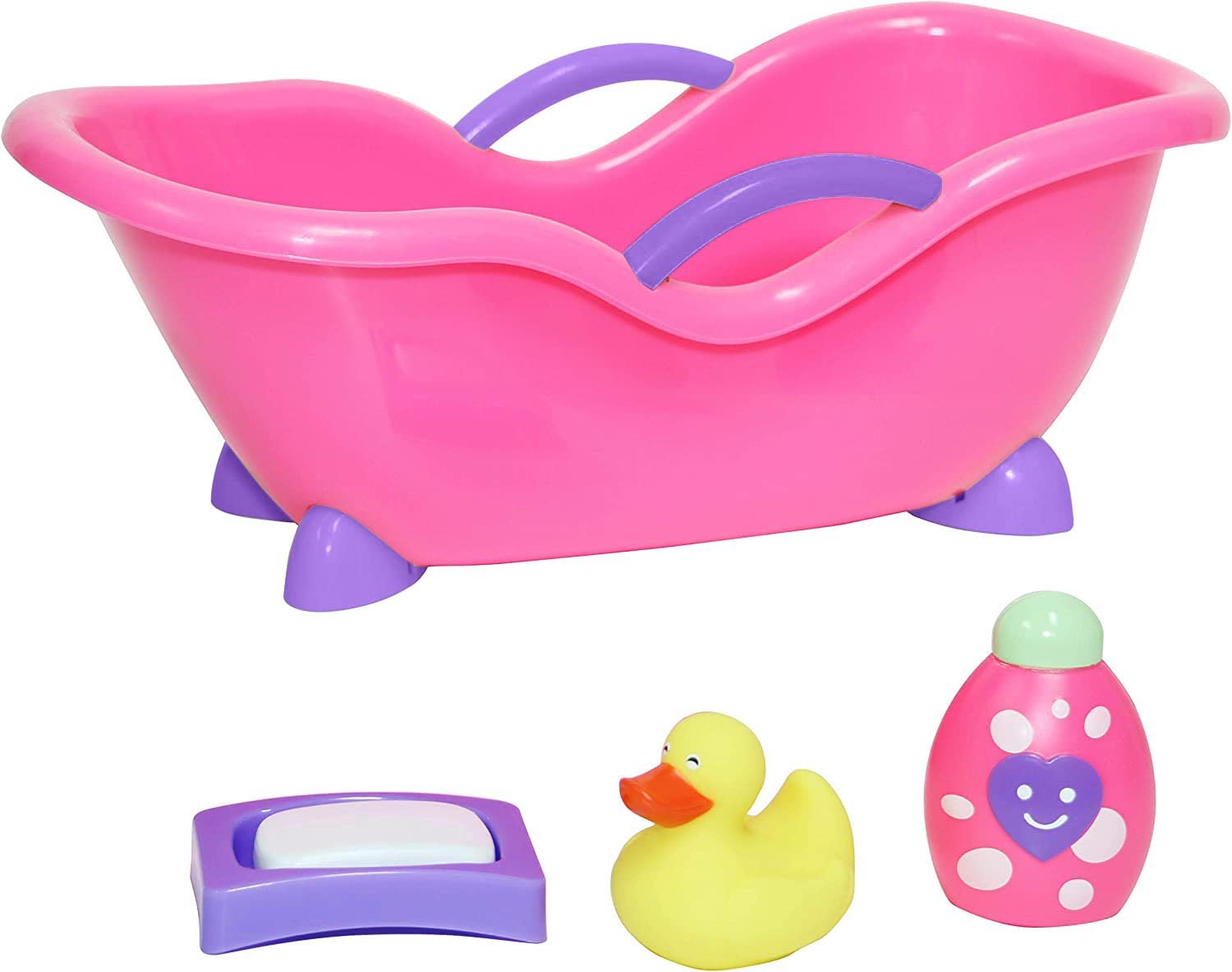 Foto 4 pulgar | Paquete De Accesorios Para Muñecas Jc Toys Deluxe, Trona, Cuna Y Baño - Venta Internacional.