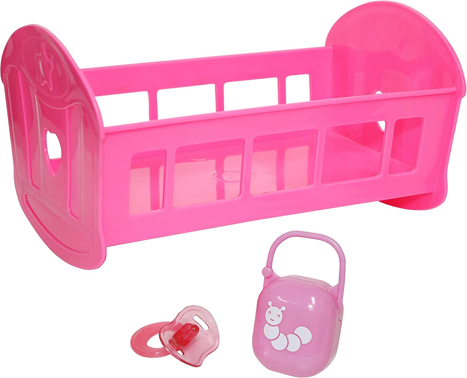 Foto 5 pulgar | Paquete De Accesorios Para Muñecas Jc Toys Deluxe, Trona, Cuna Y Baño - Venta Internacional.