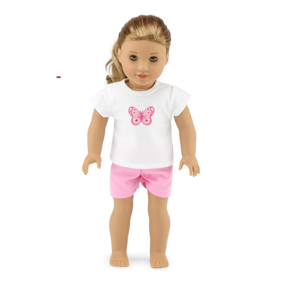 Foto 7 | Furniture Emily Rose Doll Clothes - Cama De 18 Pulgadas, Color Rosa, Con Ropa De Cama - Venta Internacional.