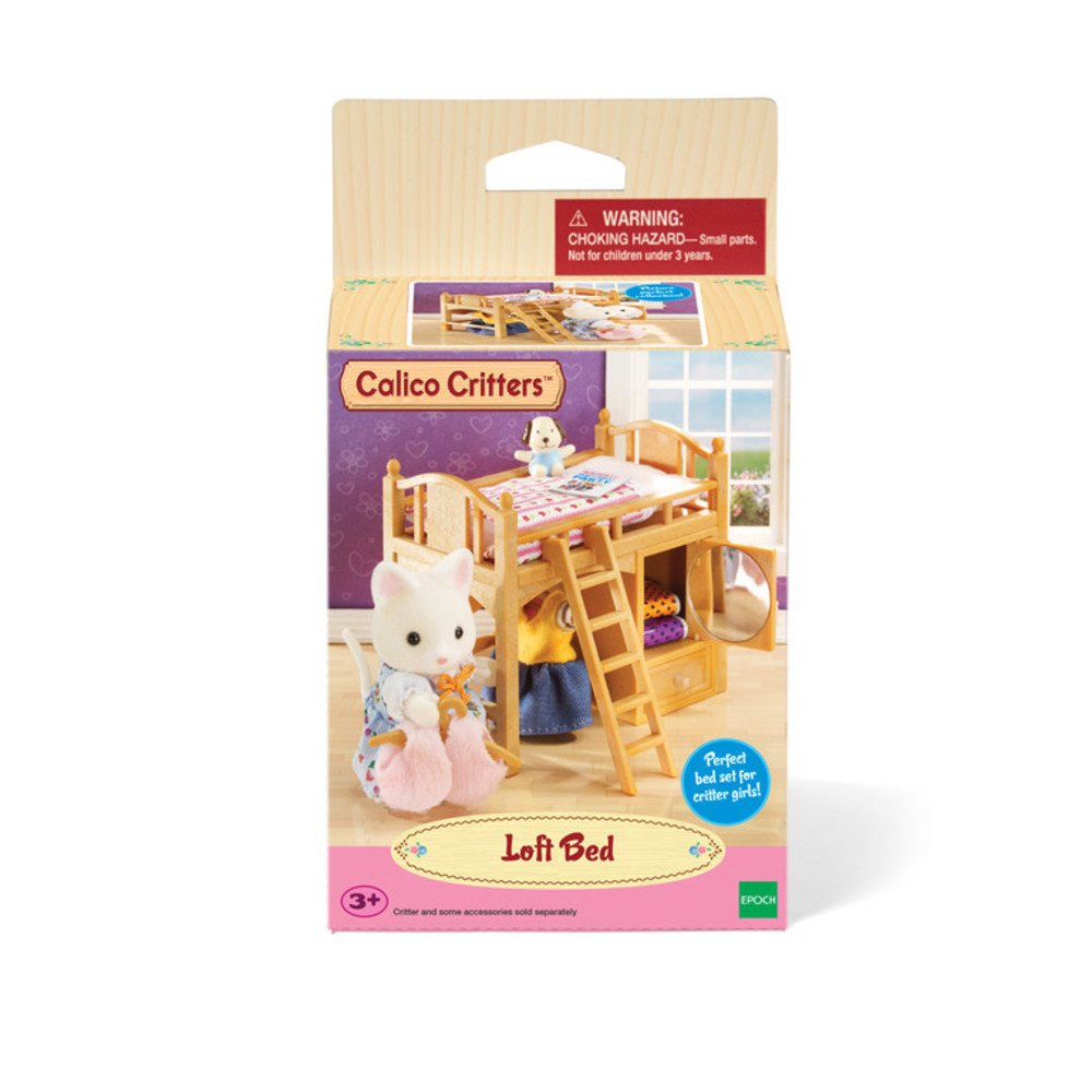 Foto 3 pulgar | Cama Alta Toy Calico Critters Con Accesorios Para Niños Mayores De 3 Años - Venta Internacional.