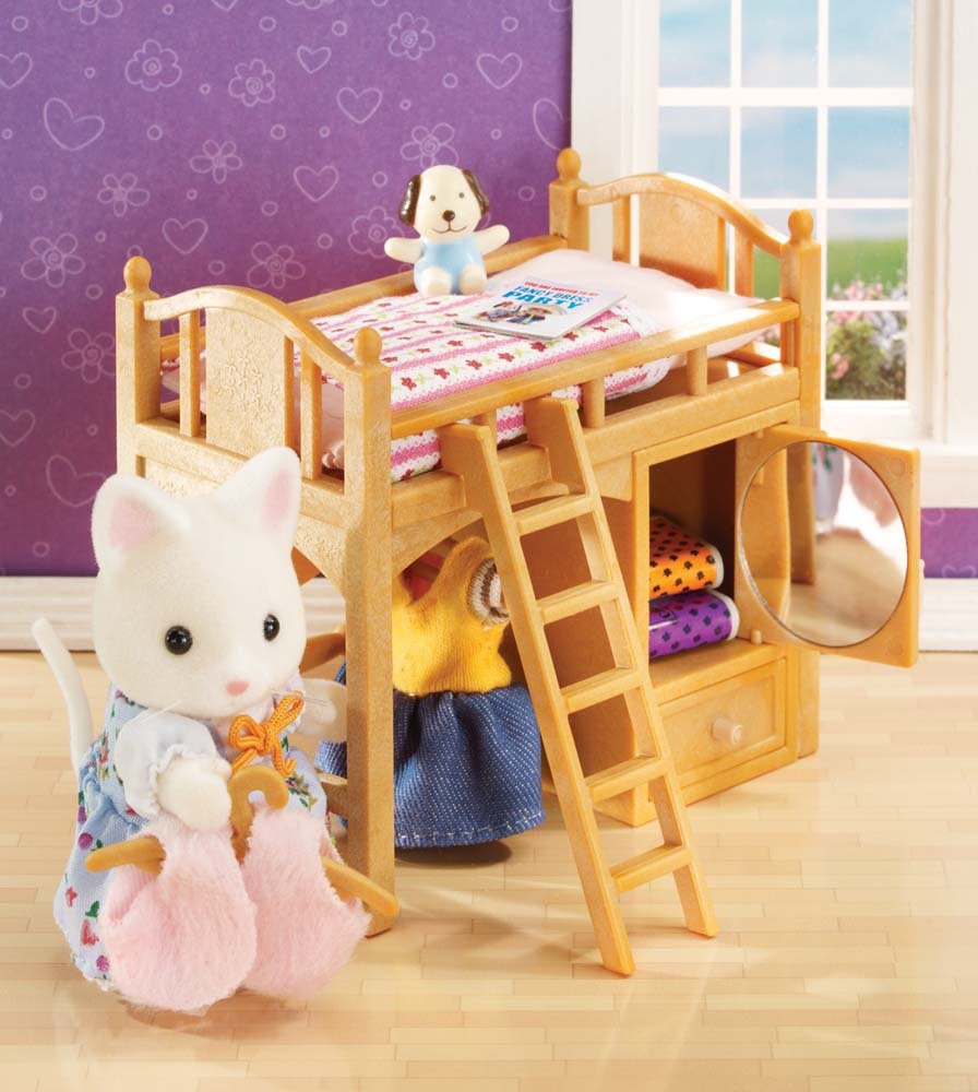 Foto 4 pulgar | Cama Alta Toy Calico Critters Con Accesorios Para Niños Mayores De 3 Años - Venta Internacional.