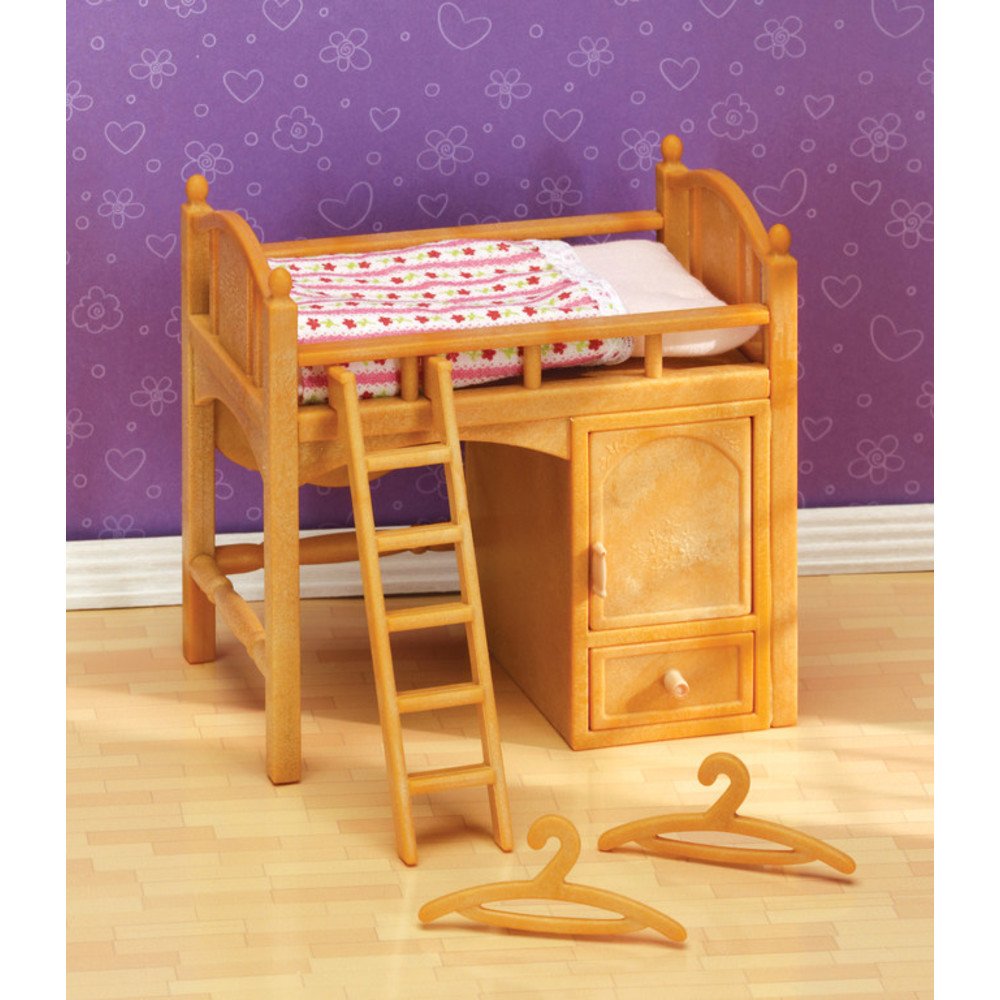 Foto 4 | Cama Alta Toy Calico Critters Con Accesorios Para Niños Mayores De 3 Años - Venta Internacional.