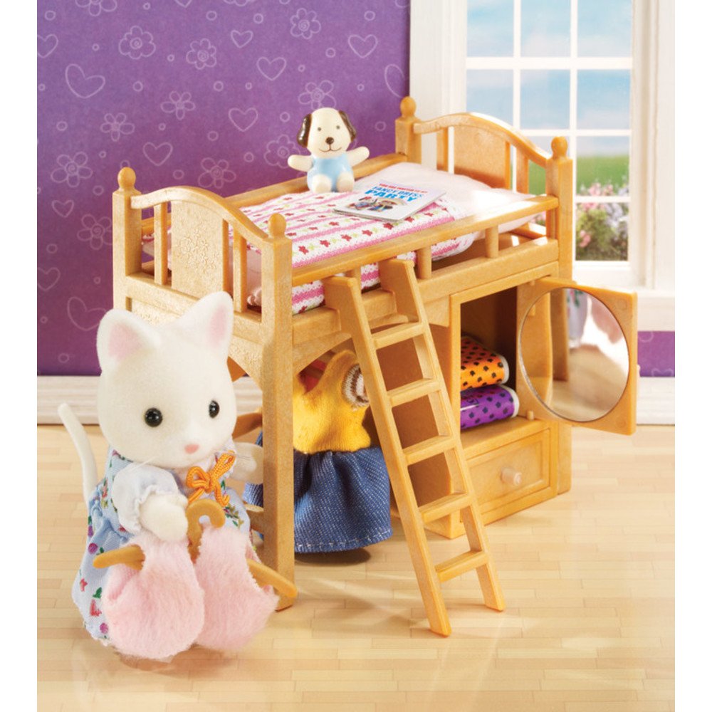 Foto 6 pulgar | Cama Alta Toy Calico Critters Con Accesorios Para Niños Mayores De 3 Años - Venta Internacional.