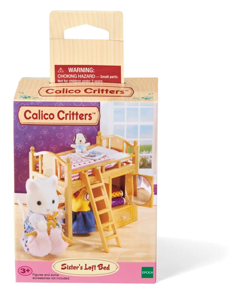 Foto 7 pulgar | Cama Alta Toy Calico Critters Con Accesorios Para Niños Mayores De 3 Años - Venta Internacional.