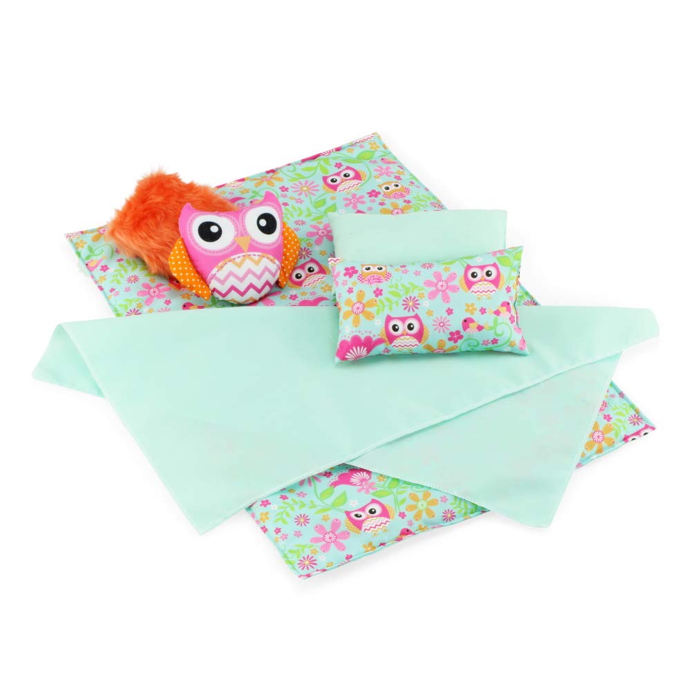 Foto 2 pulgar | Juego de Ropa para Cama Emily Rose Muñeca Búho 6 Unidades - Venta Internacional