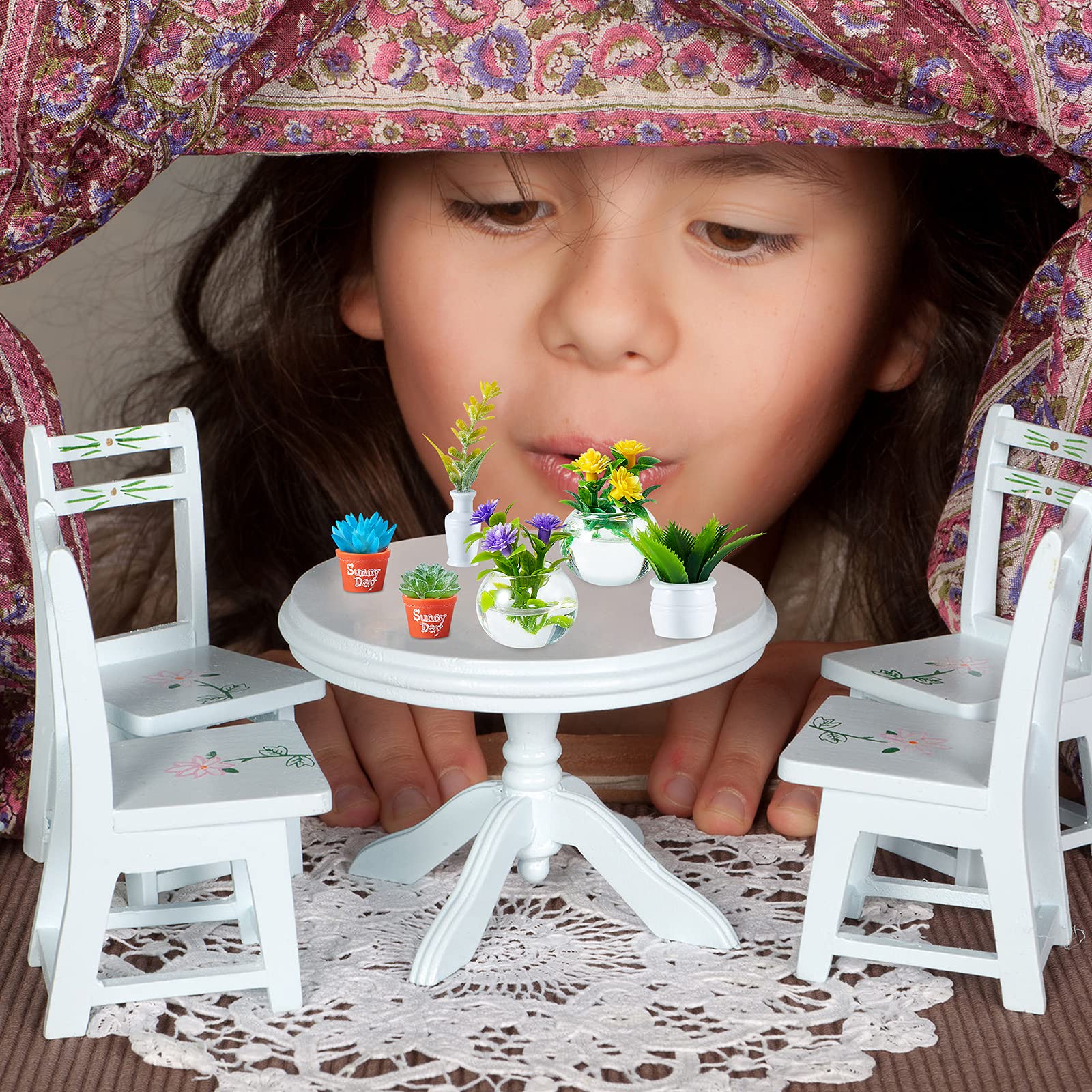 Foto 5 | Casa De Muñecas En Miniatura Skylety, 14 Unidades, Para Casa De Muñecas - Venta Internacional.