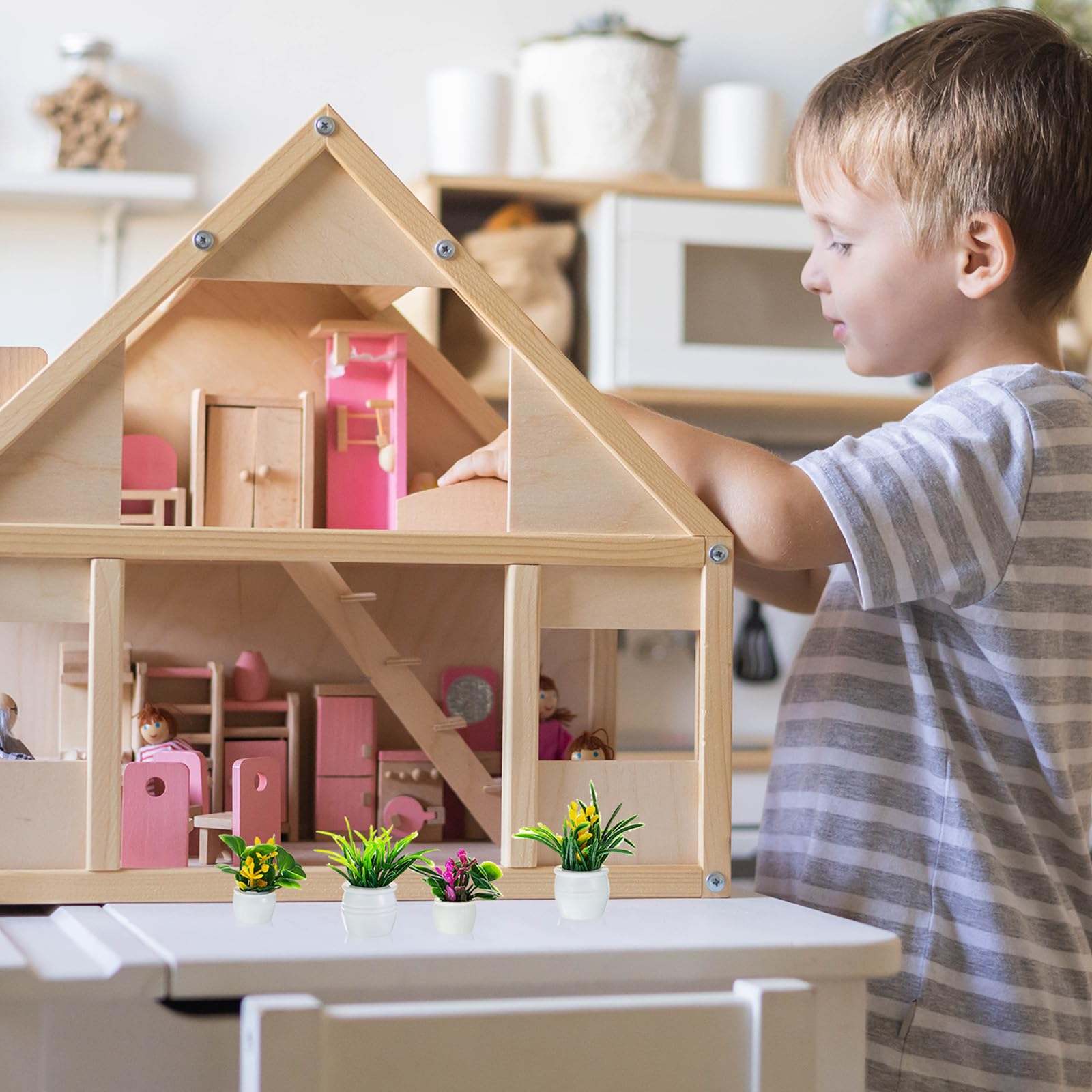 Foto 4 pulgar | Casa De Muñecas En Miniatura Skylety, 14 Unidades, Para Casa De Muñecas - Venta Internacional.