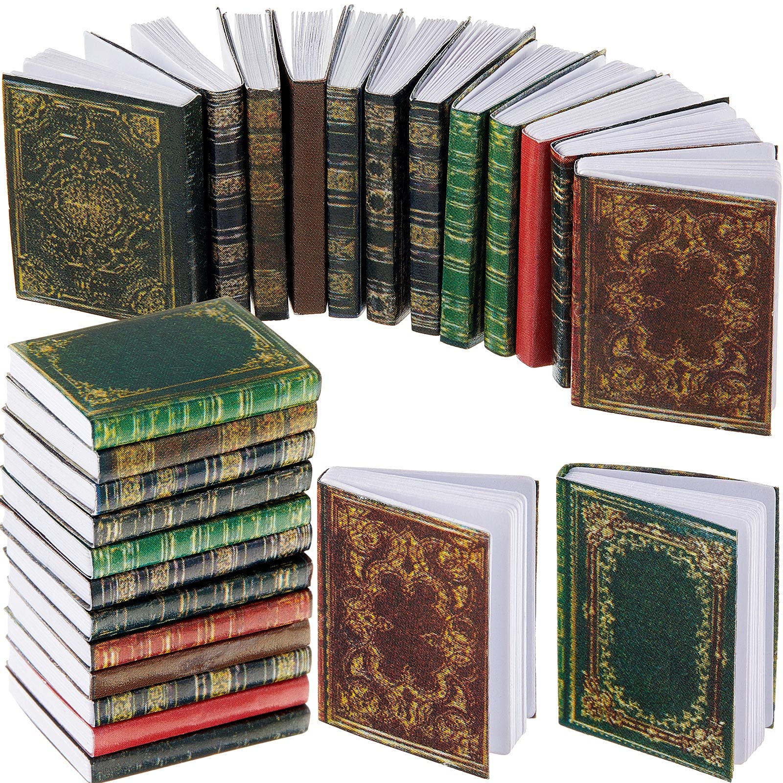Foto 2 pulgar | Miniatures Dollhouse Books Skylety, 24 Piezas, Escala 1:12 - Venta Internacional.