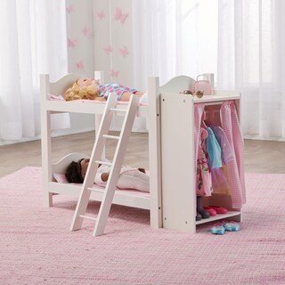 Foto 4 | Cesta Tipo Tejón Toy Doll Para Muñecas De 22 Pulgadas, Color Blanco Y Rosa - Venta Internacional.