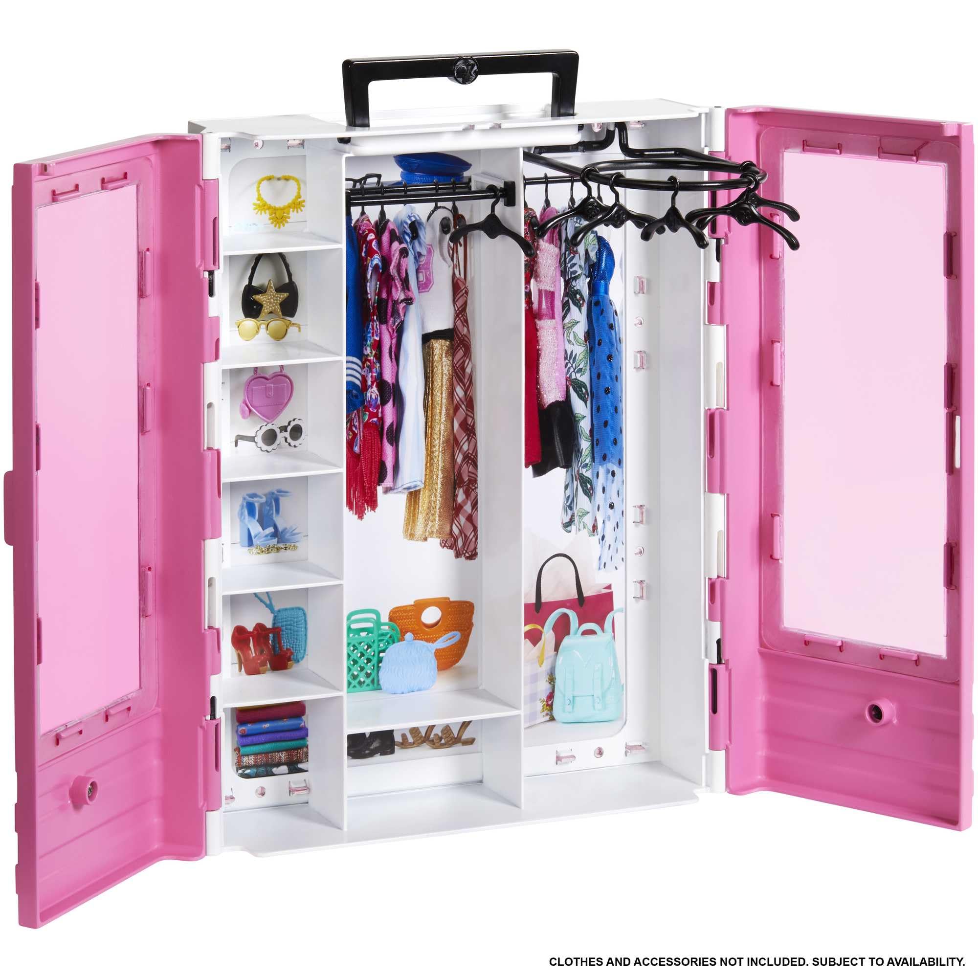 Foto 2 pulgar | Fashionistas Ultimate Closet Barbie Rosa Con Estante Y Asa - Venta Internacional.