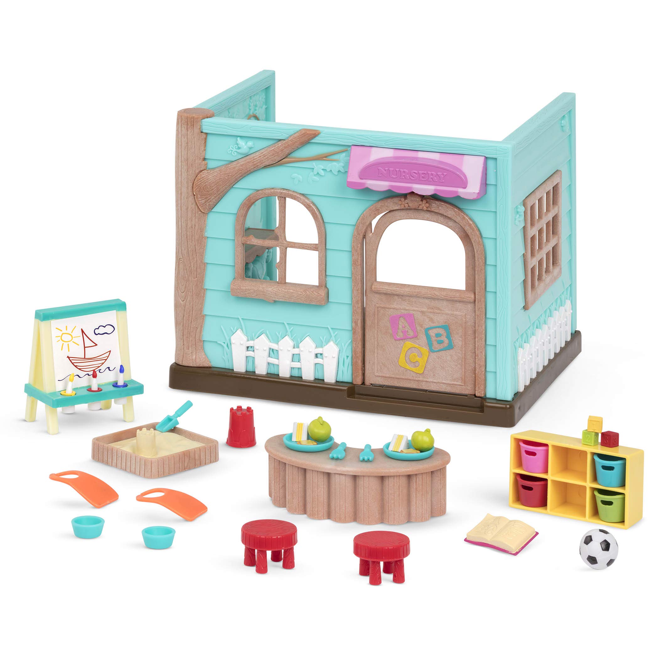 Foto 2 pulgar | Set De Juego Dollhouse Li'l Woodzeez Li'l Luvs & Hugs Nursery - Venta Internacional.