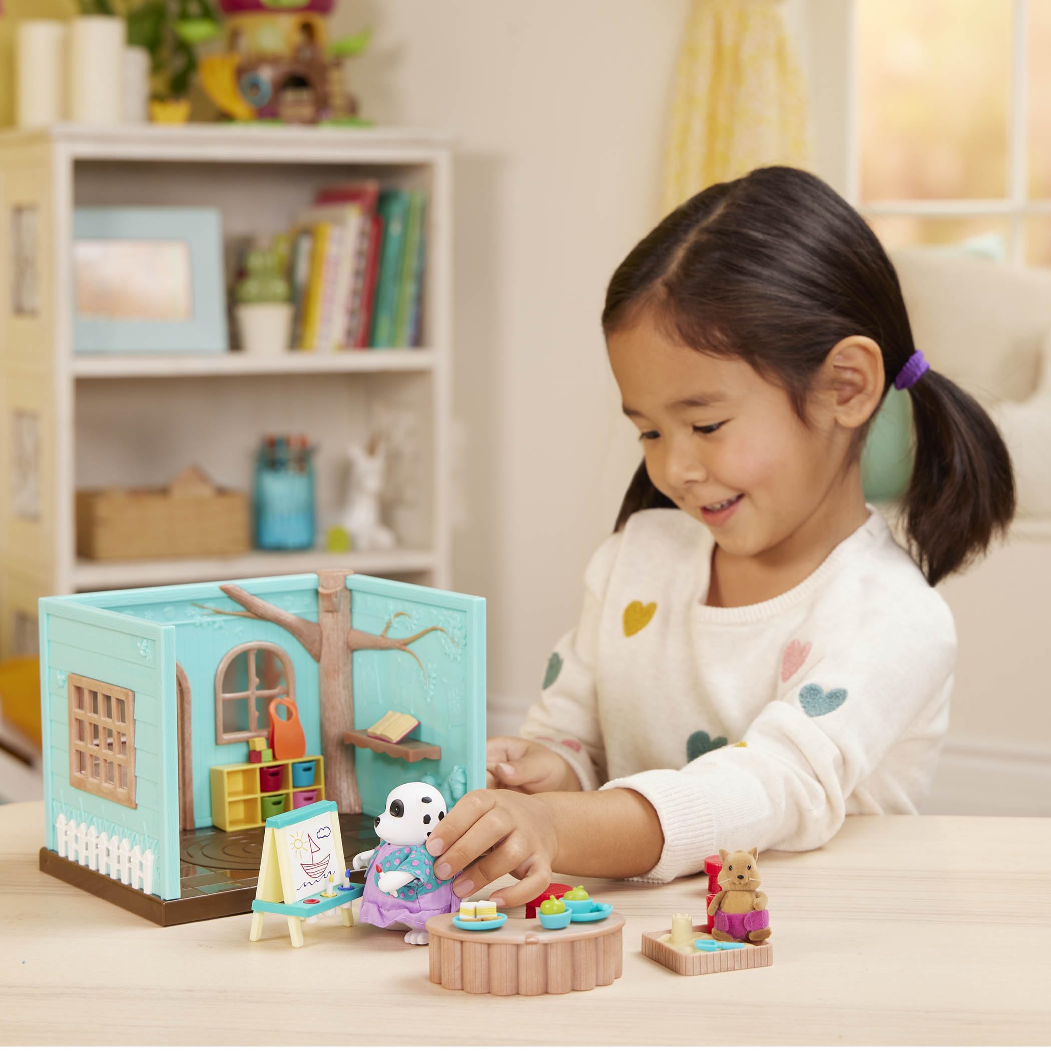 Foto 3 pulgar | Set De Juego Dollhouse Li'l Woodzeez Li'l Luvs & Hugs Nursery - Venta Internacional.