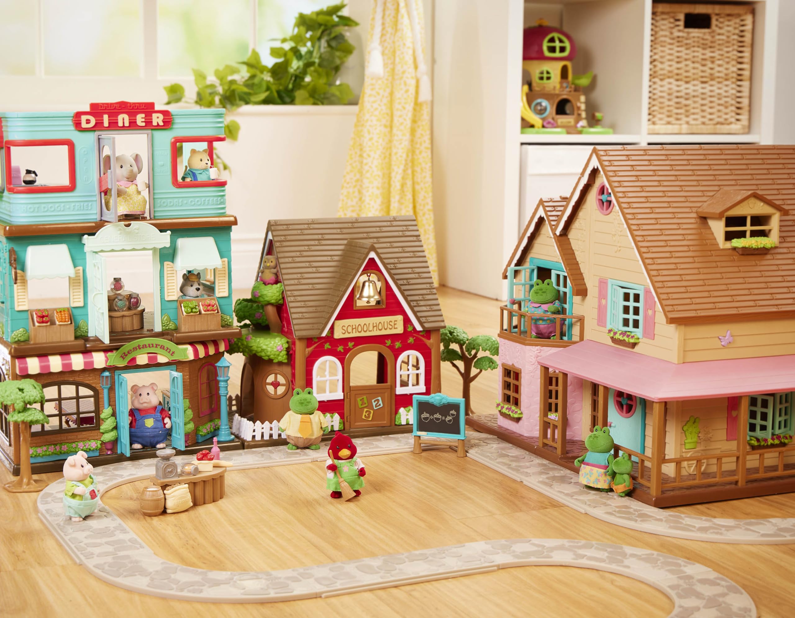 Foto 6 pulgar | Set De Juego Dollhouse Li'l Woodzeez Li'l Luvs & Hugs Nursery - Venta Internacional.