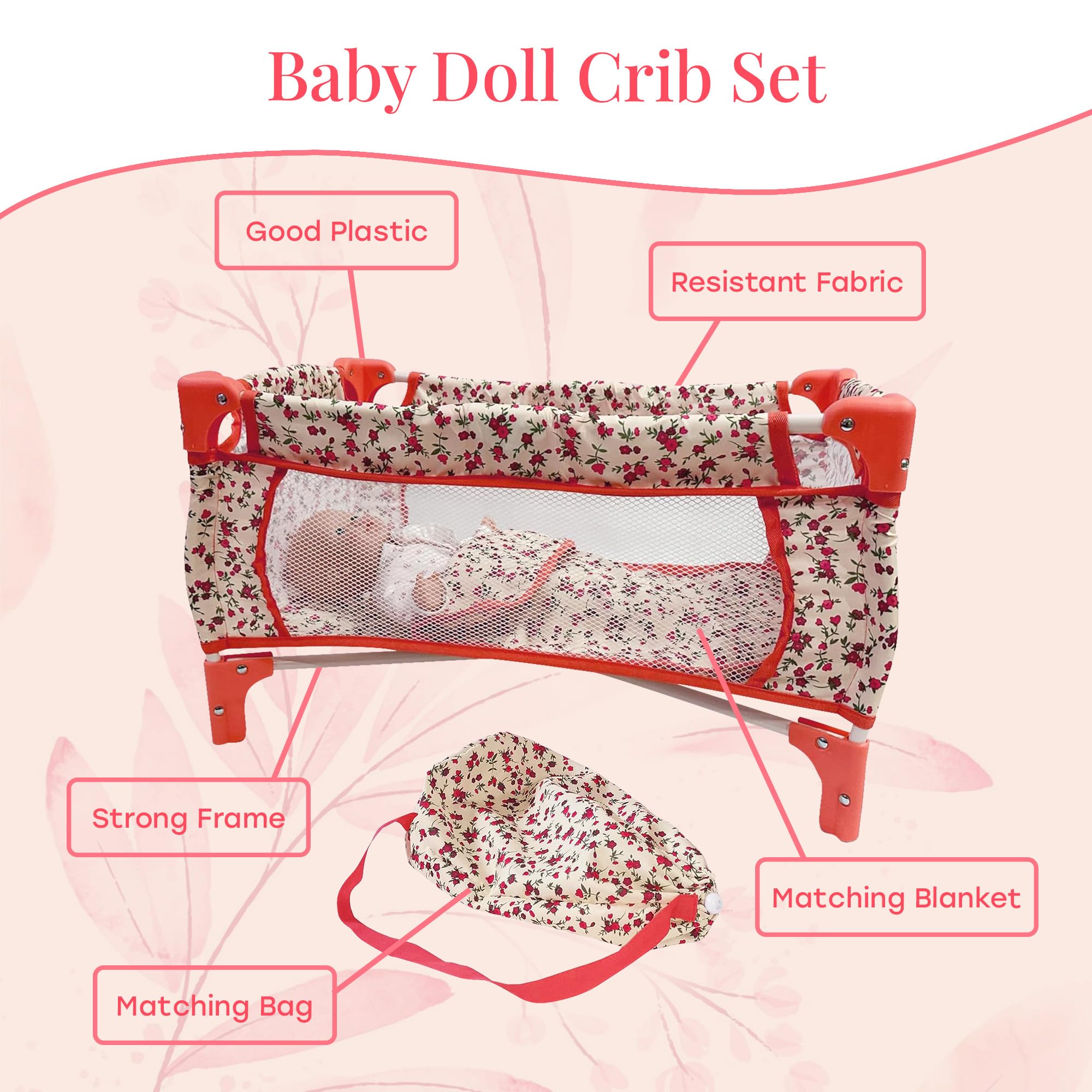 Foto 4 pulgar | Set De Cuna The New York Doll Collection Para Niñas, Muñecas De 45 Cm - Venta Internacional.