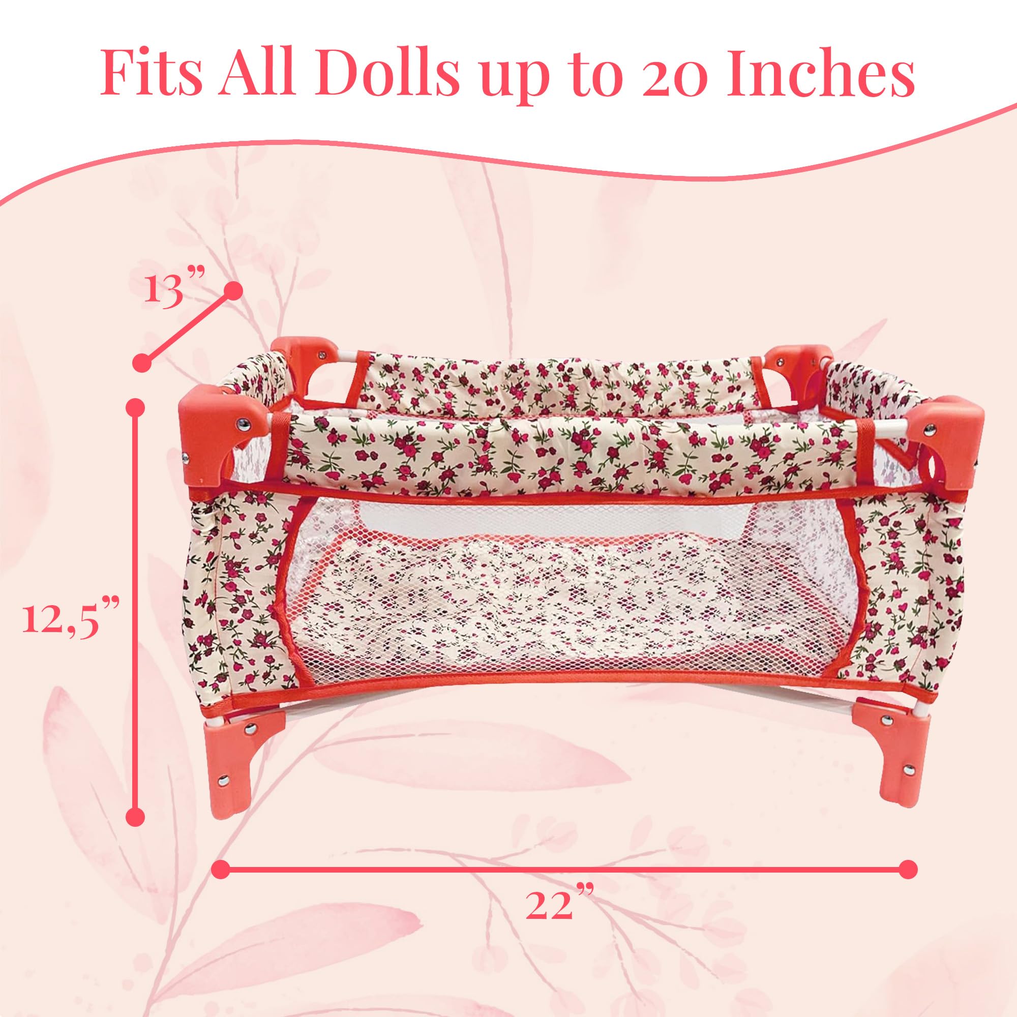 Foto 5 pulgar | Set De Cuna The New York Doll Collection Para Niñas, Muñecas De 45 Cm - Venta Internacional.