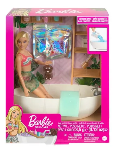 Muñeca Barbie Baño de Burbujas