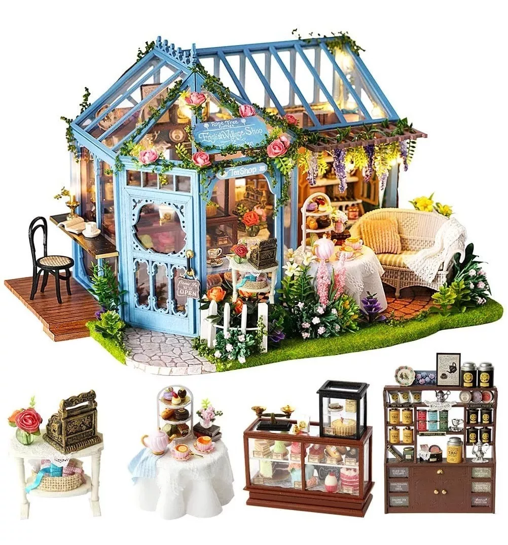 Casita Para Armar De Muñecas Miniatura Multicolor