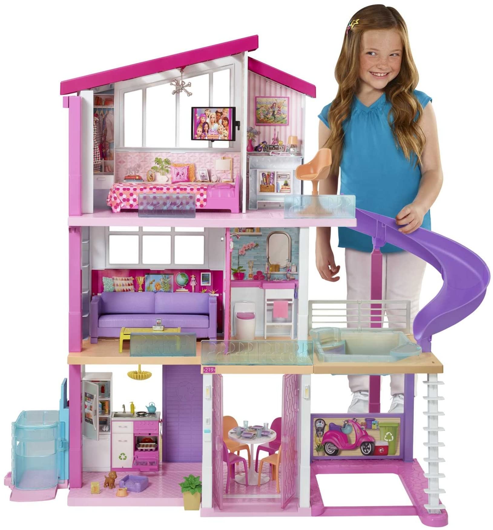 Foto 2 pulgar | Venta Internacional-Casa de Muñecas Barbie con Accesorios