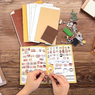 Foto 7 | Venta Internacional - Kit De Casa De Muñecas De Madera En Miniatura Para Bricolaje, Tienda De Libros Mágicos Con Muebl