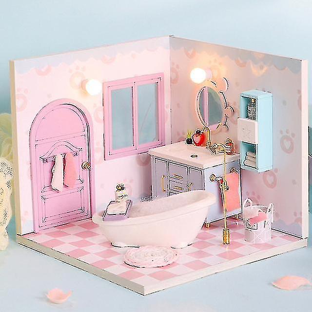 Foto 2 pulgar | Venta Internacional - Maqueta De Madera En Miniatura Doll House Cutebee Diy