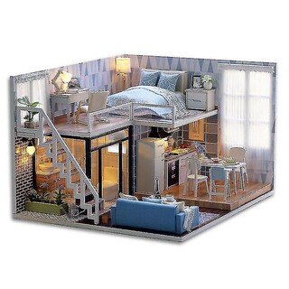 Foto 2 | Venta Internacional - Miniatura De Madera Doll House Cutebee Diy Con Led Para Niños
