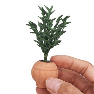 Foto 3 | Venta Internacional - Planta Artificial En Miniatura Con Forma De Flor De Casa De Muñecas, Escala 1/12