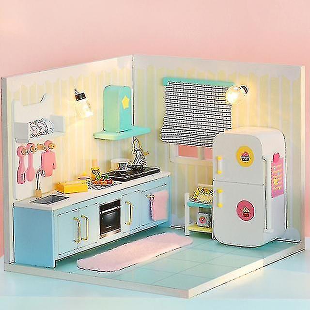 Foto 2 pulgar | Venta Internacional - Maqueta De Madera En Miniatura Doll House Cutebee Diy