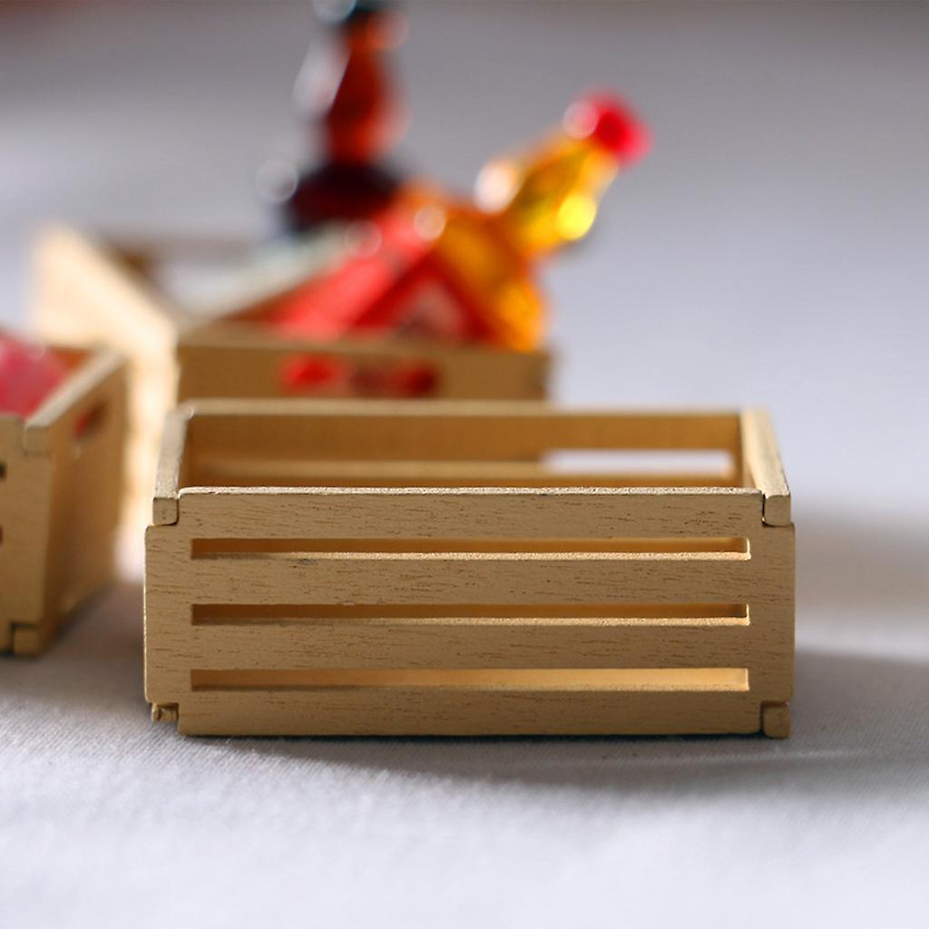 Foto 2 pulgar | Venta Internacional - Cesta De Frutas Y Verduras En Miniatura Para Casa De Muñecas
