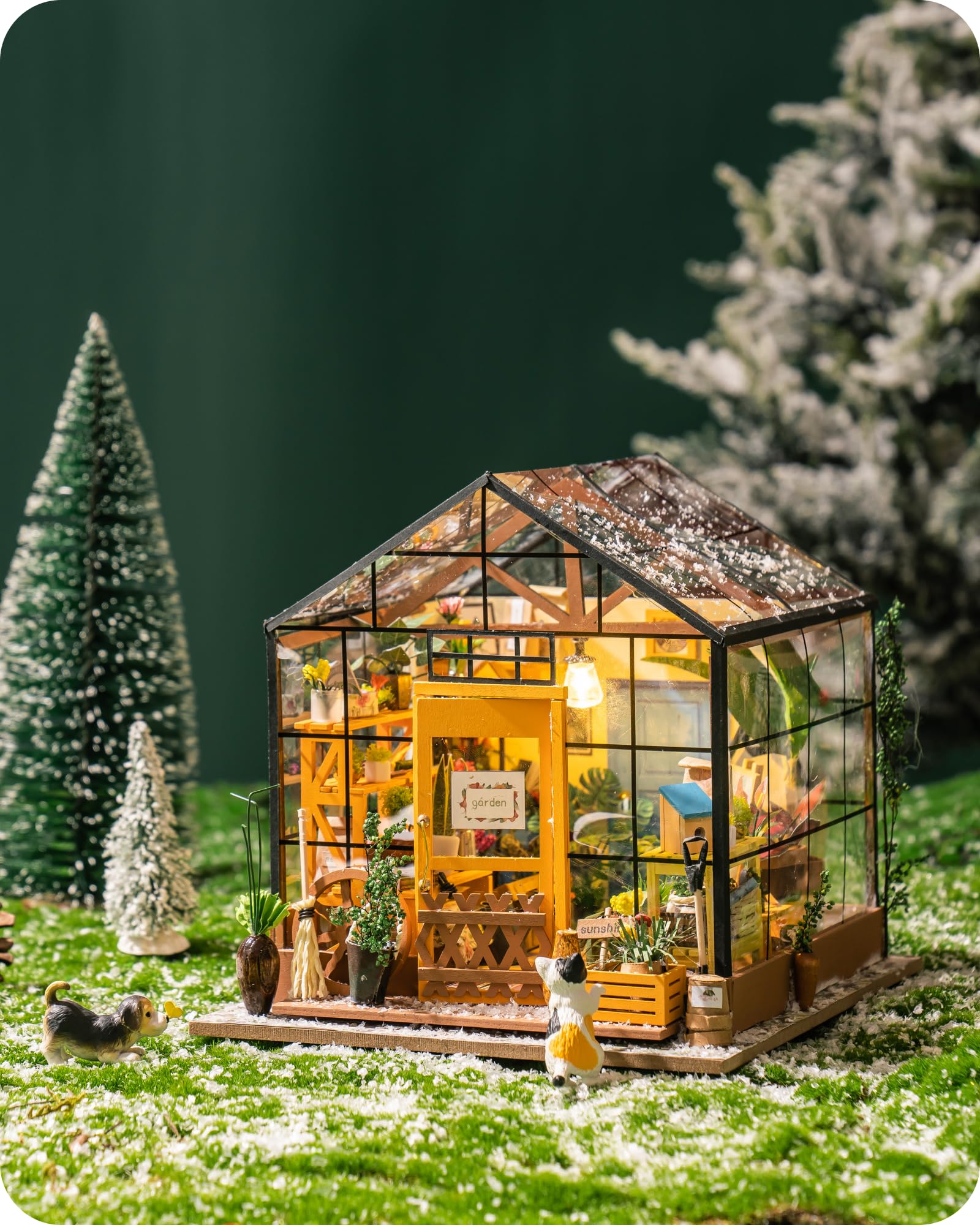 Foto 2 | Venta Internacional - Kit De Casa En Miniatura Para Bricolaje Rolife Greenhouse Cathy's Con Muebles