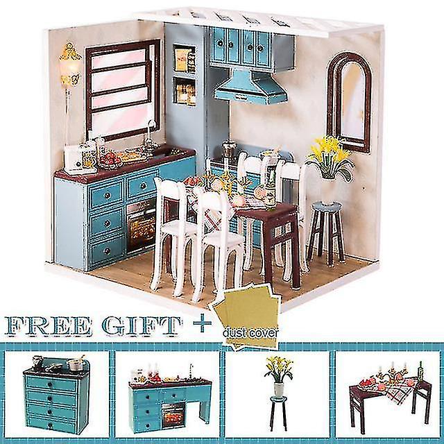 Foto 2 pulgar | Venta Internacional - Maqueta De Madera En Miniatura Doll House Cutebee Diy
