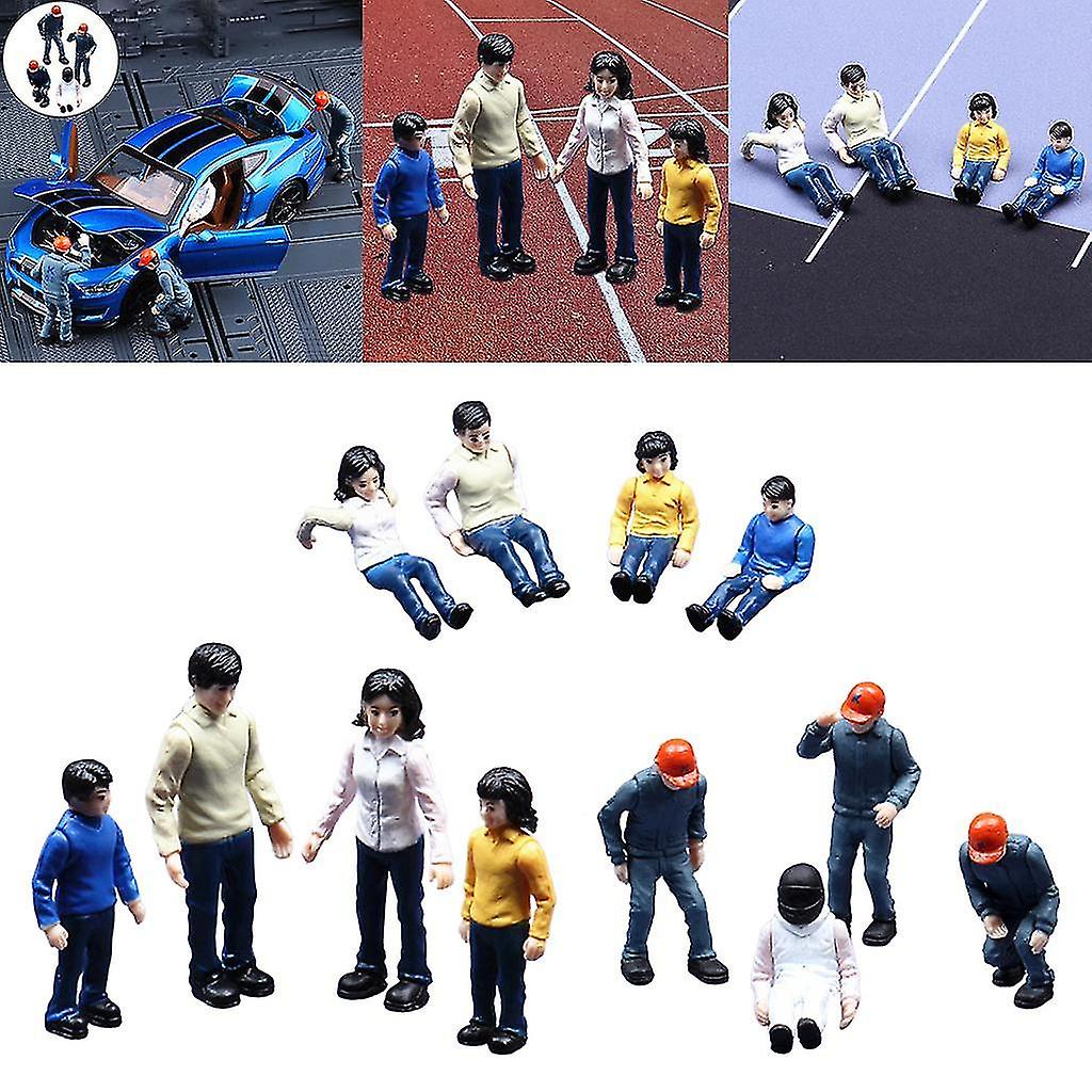 Foto 1 | Venta Internacional - Estatuillas Diminutas Con Escena En Miniatura Pintadas A Mano A Escala 1:32 (2 X)