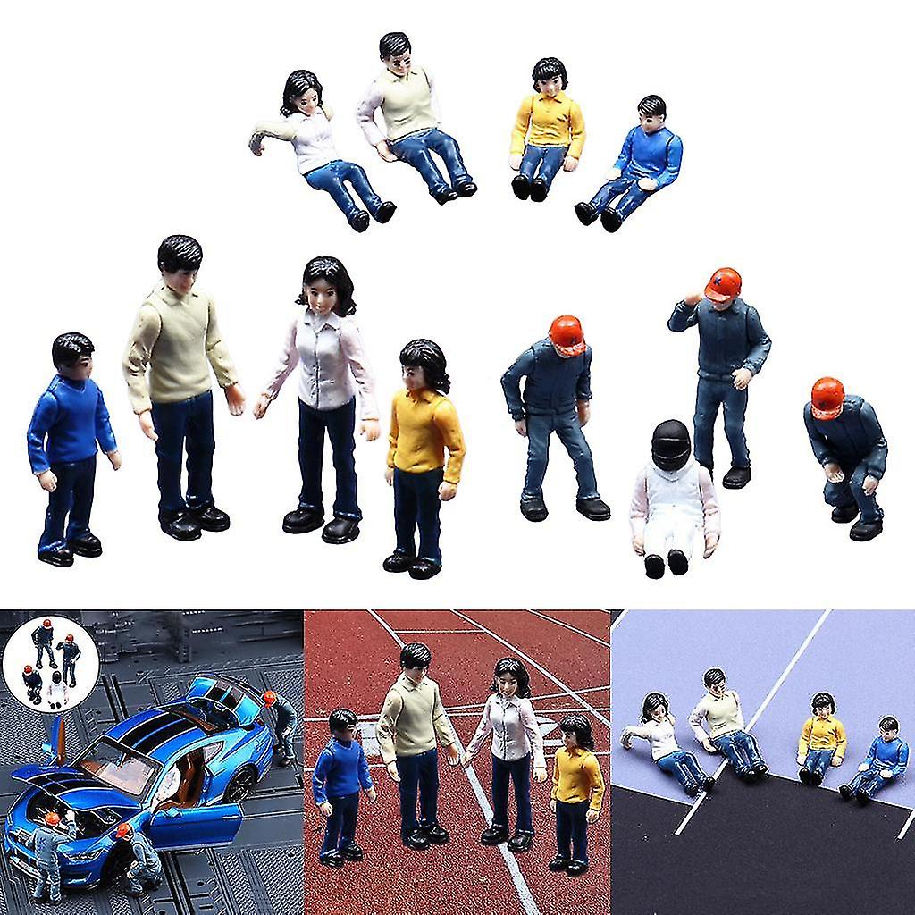 Foto 3 pulgar | Venta Internacional - Estatuillas Diminutas Con Escena En Miniatura Pintadas A Mano A Escala 1:32 (2 X)