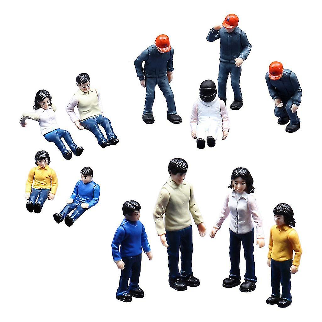 Foto 5 pulgar | Venta Internacional - Estatuillas Diminutas Con Escena En Miniatura Pintadas A Mano A Escala 1:32 (2 X)