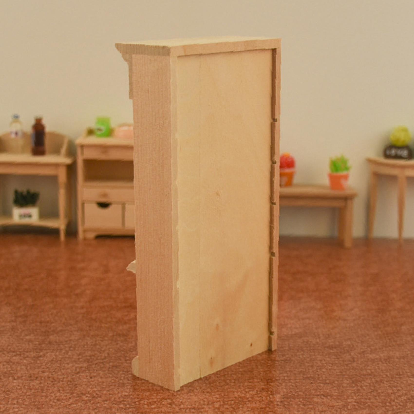 Foto 6 pulgar | Venta Internacional - Estantería De Madera En Miniatura Dollhouse, Escala 1/12