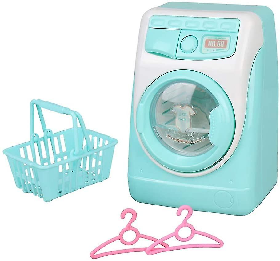 Venta Internacional - Juguete Para Limpieza De Maquillaje En Miniatura Para Lavadora, Azul/rosa