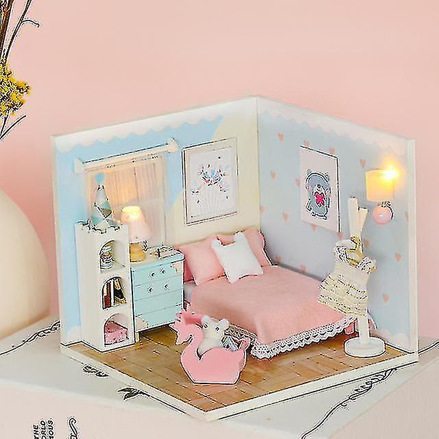 Foto 2 pulgar | Venta Internacional - Maqueta De Madera En Miniatura Doll House Cutebee Diy