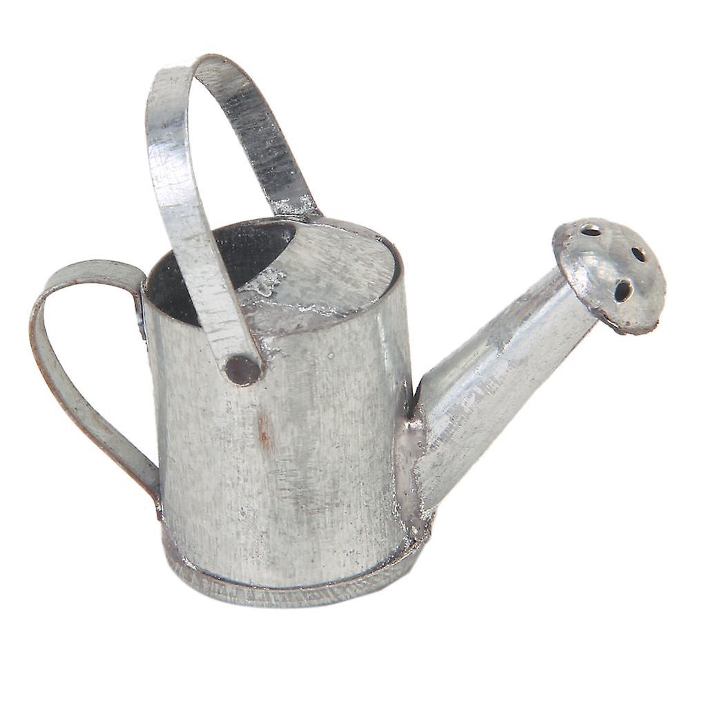 Foto 2 pulgar | Venta Internacional - Regadera De Metal En Miniatura, Casa De Muñecas, Herramientas De Jardín