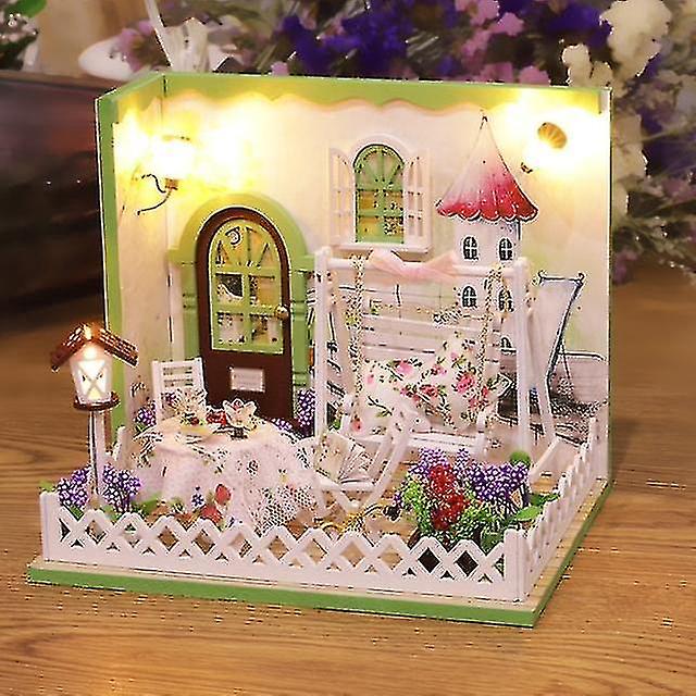 Foto 2 pulgar | Venta Internacional - Maqueta De Madera En Miniatura Doll House Cutebee Diy
