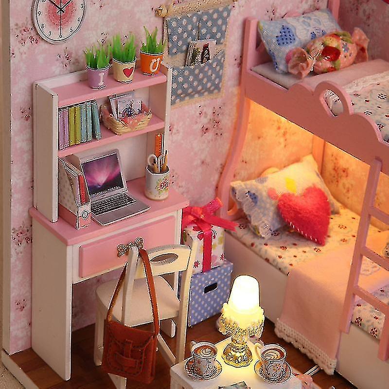 Foto 5 pulgar | Venta Internacional - Maqueta De Madera En Miniatura Doll House Cutebee Diy