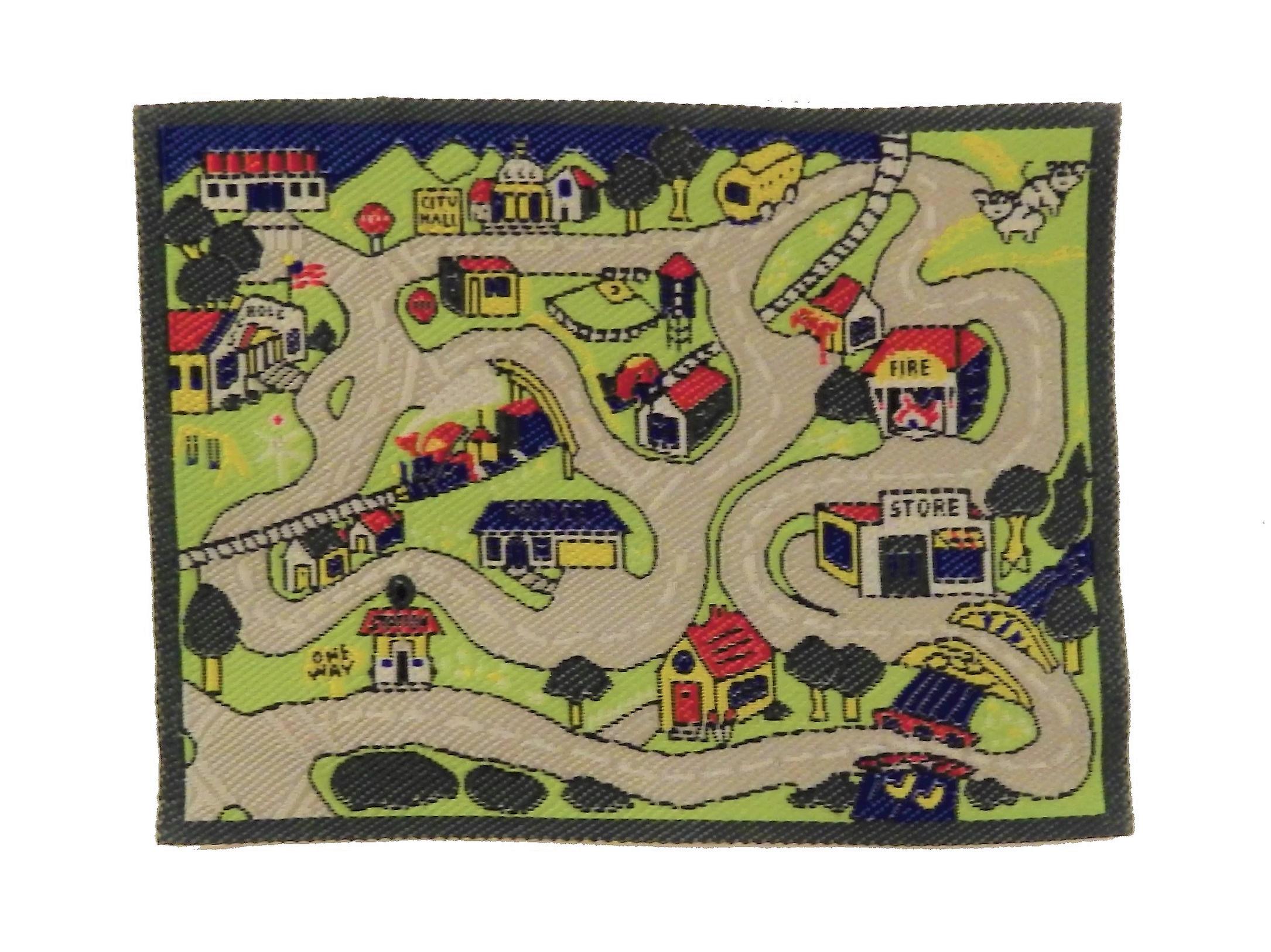 Venta Internacional - Alfombra De Coche En Miniatura Dolls House, Tela Tejida A Escala 1:12