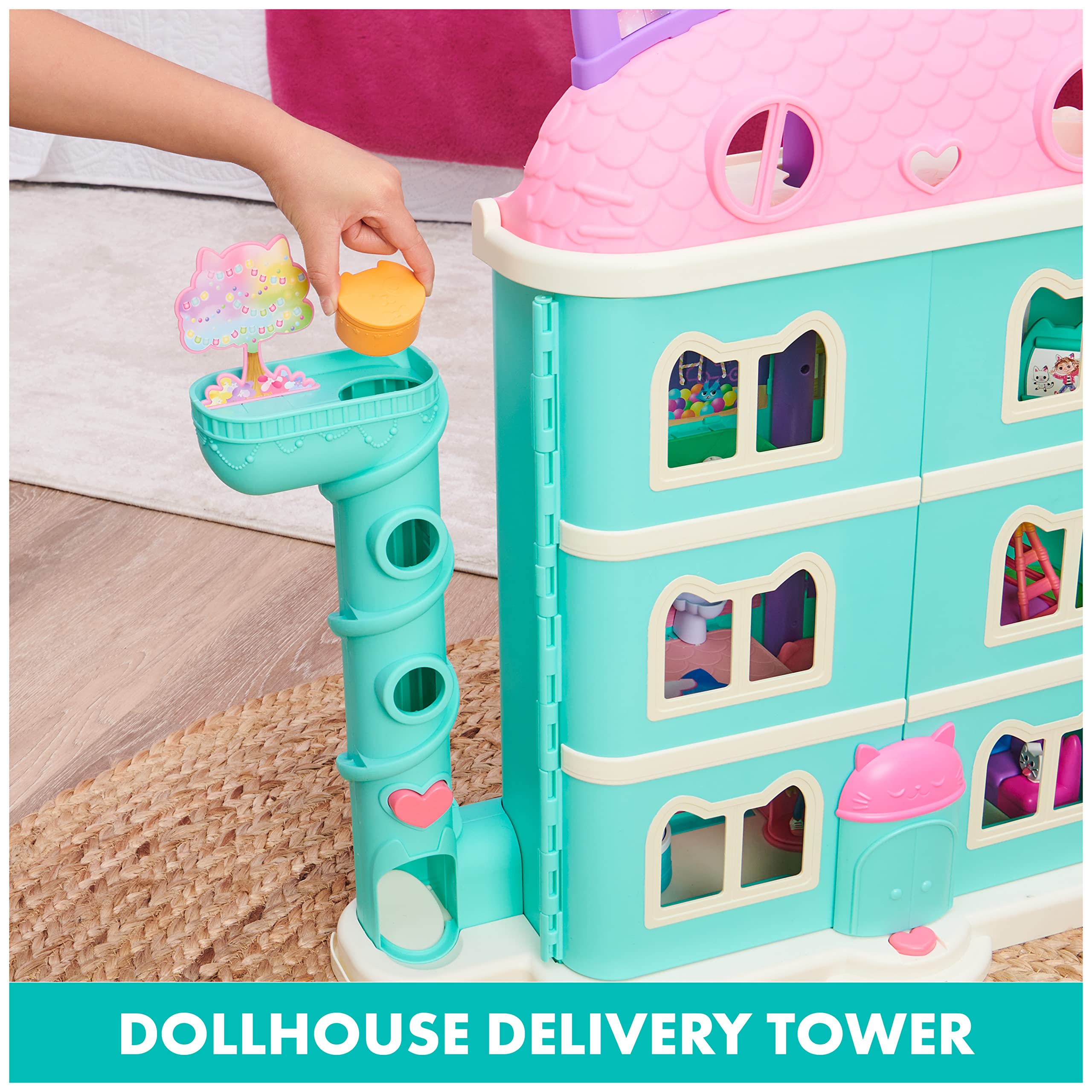 Foto 5 pulgar | Dollhouse Gabby's Dollhouse Purrfect Con 2 Figuras De Juguete Y 8 Muñecos - Venta Internacional.