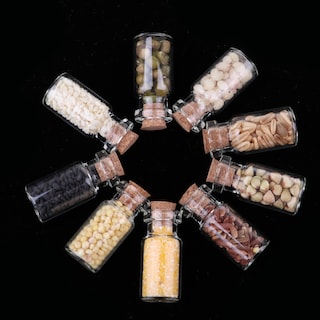 Foto 4 | Juego De Tarros De Cristal A Escala 1/12, 9 Unidades, Para Casa De Muñecas En Miniatura - Venta Internacional.