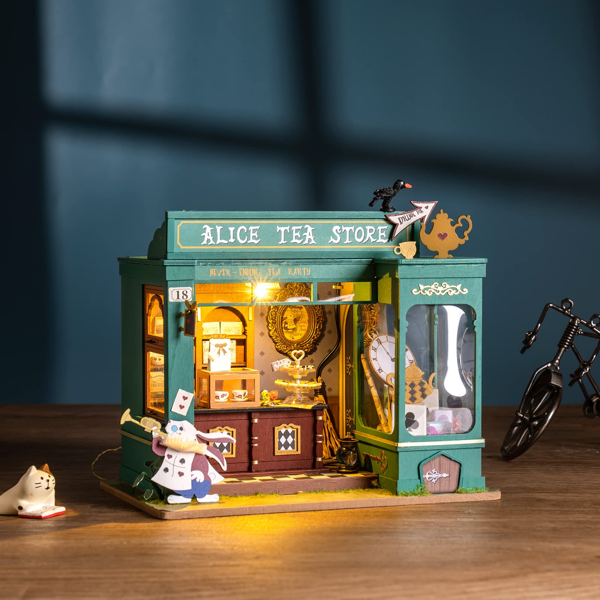 Foto 3 pulgar | Kit De Casa En Miniatura Rolife Alice's Tea Store Con Muebles - Venta Internacional.