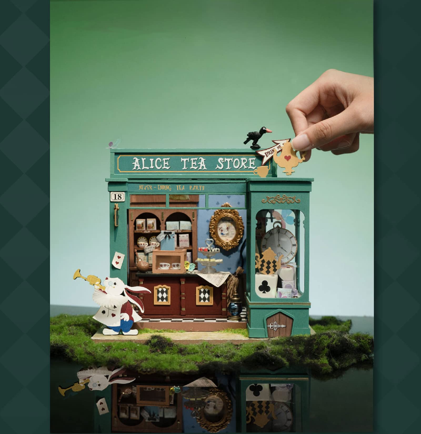 Foto 4 pulgar | Kit De Casa En Miniatura Rolife Alice's Tea Store Con Muebles - Venta Internacional.