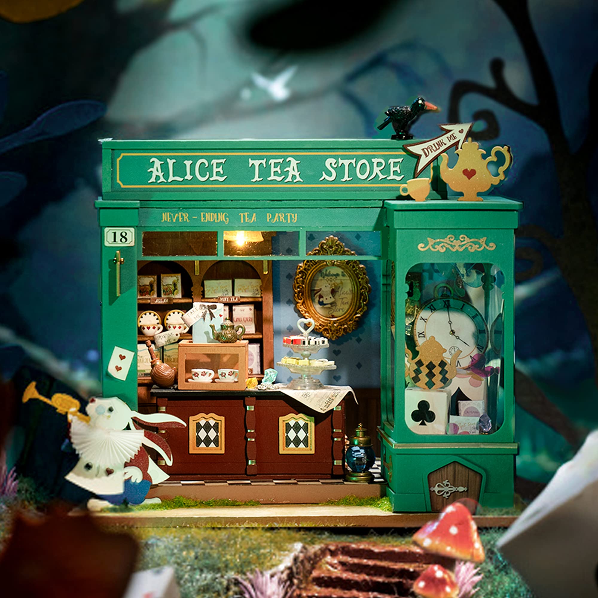 Foto 5 pulgar | Kit De Casa En Miniatura Rolife Alice's Tea Store Con Muebles - Venta Internacional.