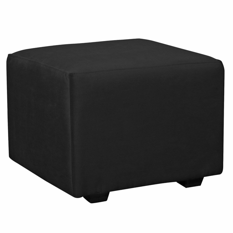 Foto 4 | Sofá Loreto Felpe De Vinilo Negro Multilaminado De 170 Cm De Ancho - Venta Internacional.