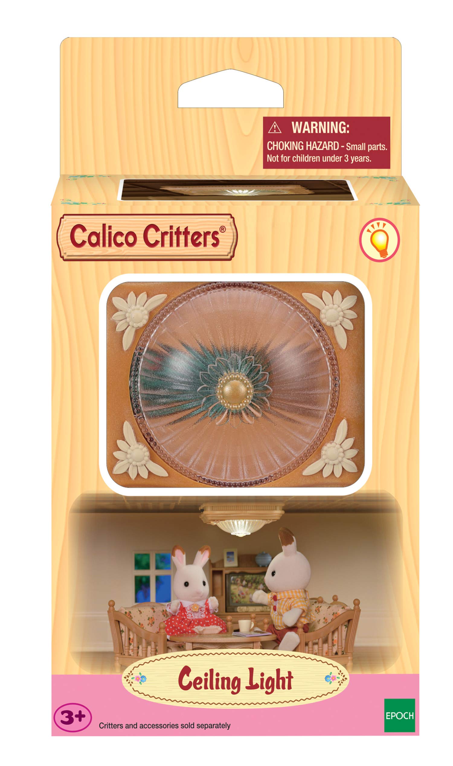 Foto 5 pulgar | Lámpara De Techo Calico Critters Para Casas De Muñecas - Venta Internacional.