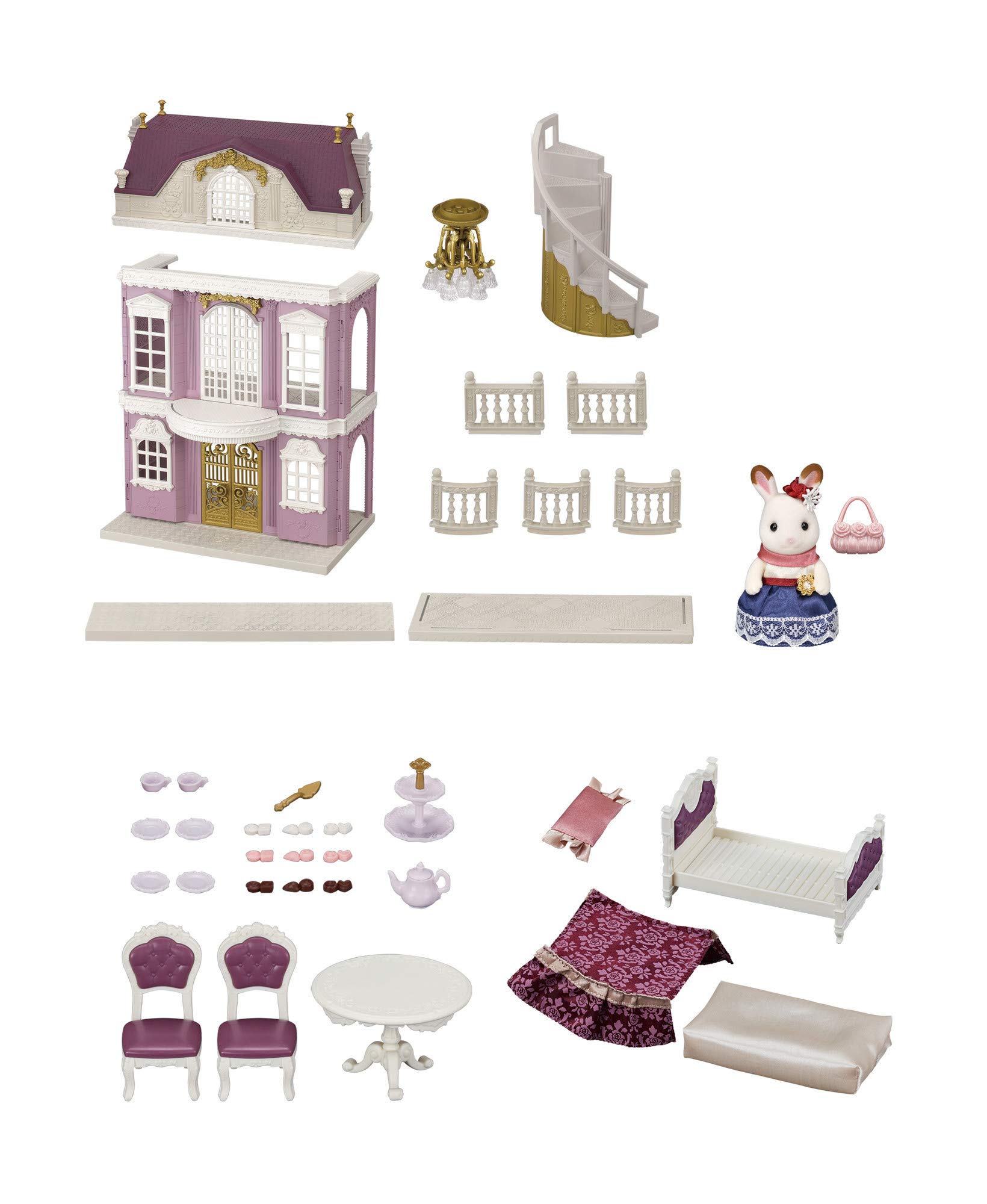 Foto 3 | Set Casa Toy Calico Critters Elegant Town Manor con Stella - Venta Internacional